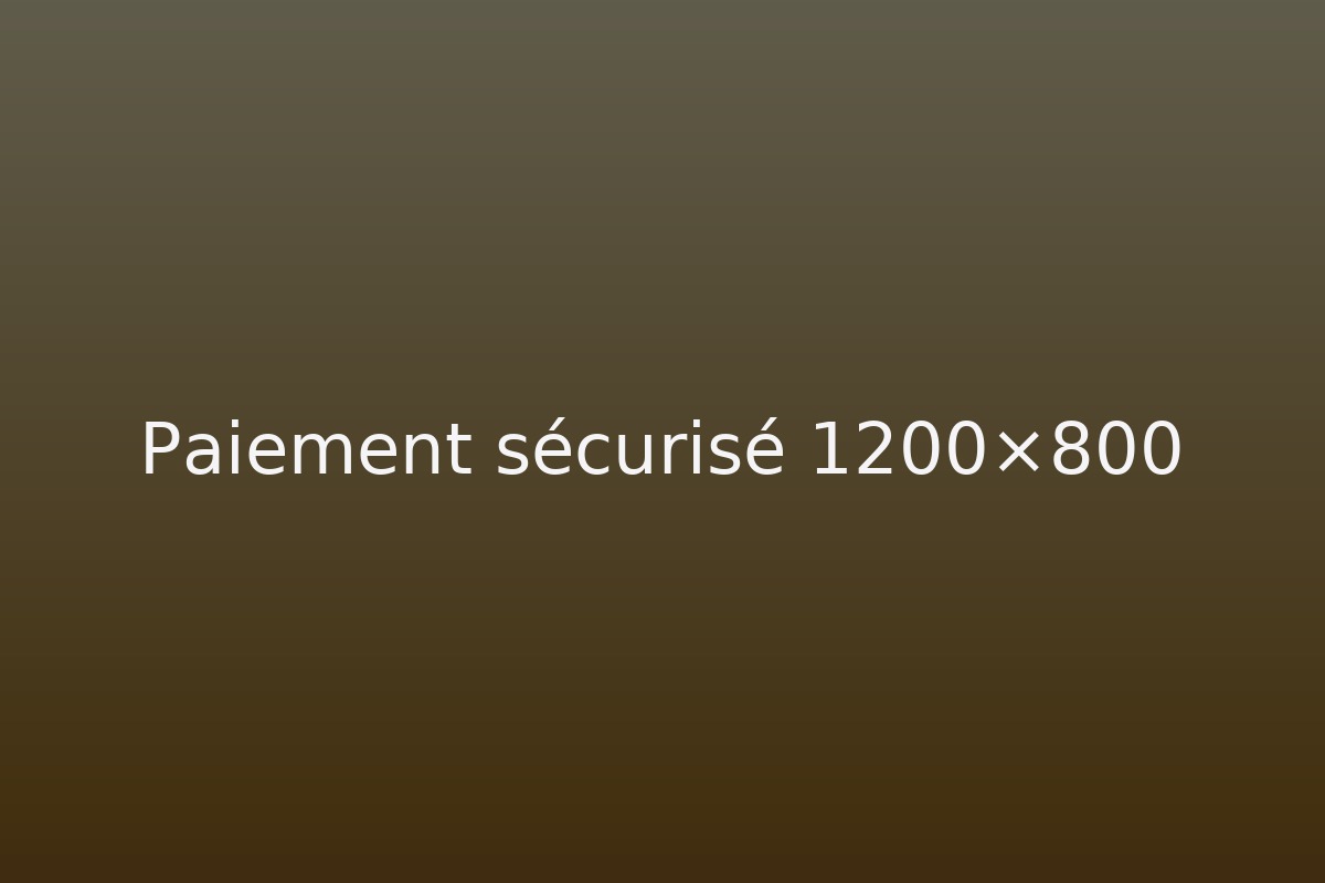 Paiement sécurisé